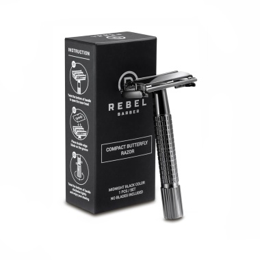 Rebel Barber Бритвенный станок T-образный Compact Midnight Black купить