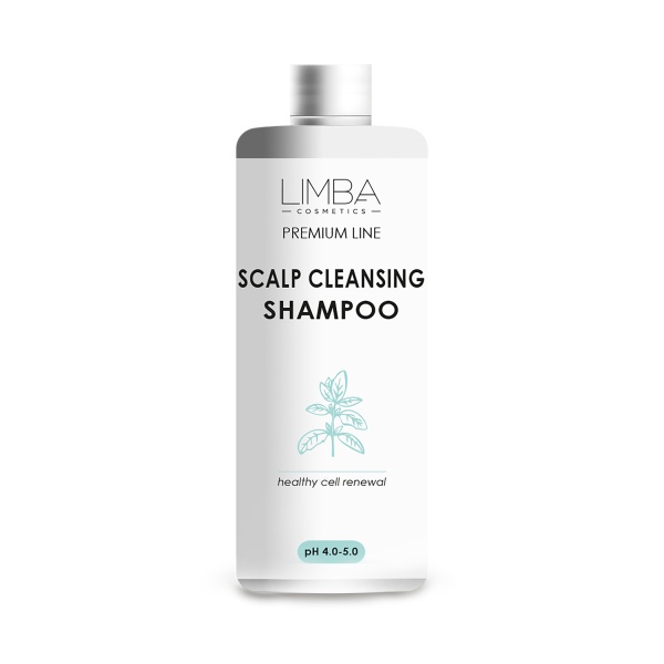 Limba Cosmetics Шампунь для кожи головы Premium Line Mint Scalp Cleansing Shampoo, 1000 мл купить