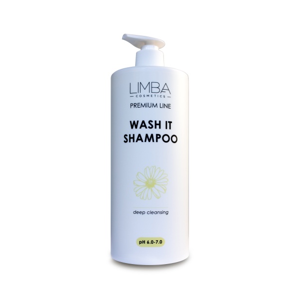 Limba Cosmetics Шампунь глубокой очистки для натуральных волос Wash It Shampoo, 1000 мл купить
