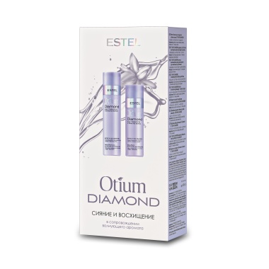 Estel Professional Набор для гладкости и блеска волос Otium Diamond: шампунь 250 мл, блеск-бальзам 200 мл купить