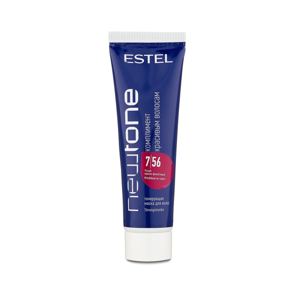 Estel Professional Тонирующая маска для волос Newtone, 7/56 русый красно-фиолетовый, 60 мл купить