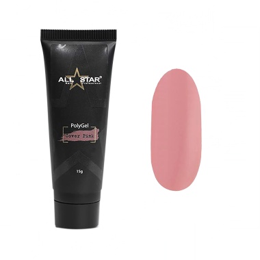 All Star Полигель Polygel, темно-розовый Cover Pink, 15 гр купить