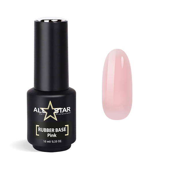 All Star Камуфлирующее каучуковое базовое покрытие Camouflage Rubber Base, Pink, 10 мл купить