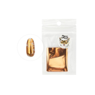Zoo Nail Art Фольга переводная глянцевая, №1417 медь, 4x50 см купить