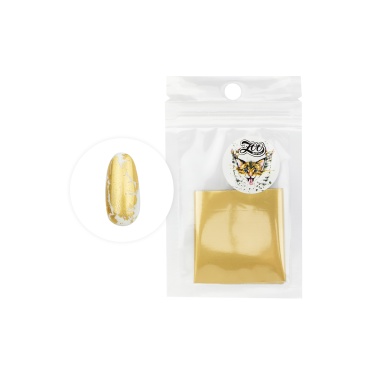 Zoo Nail Art Фольга переводная матовая, №1433 светлое золото, 4x50 см купить