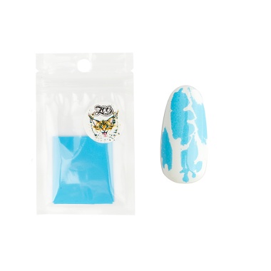 Zoo Nail Art Фольга переводная матовая, №1441 голубая, 4x50 см купить