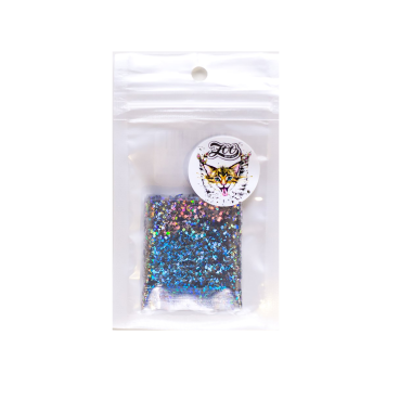 Zoo Nail Art Фольга переводная новогодняя, №1453 прозрачная серебро, 4x50 см купить