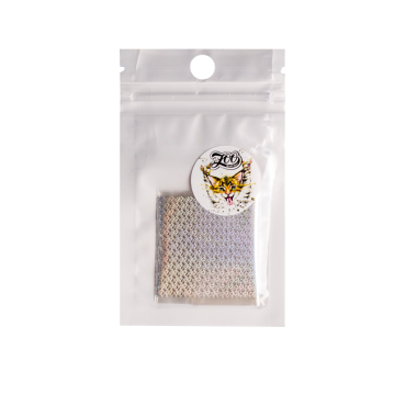 Zoo Nail Art Фольга переводная хром голография, №1470 кружево, 4x50 см купить