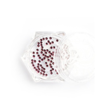 Zoo Nail Art Стразы стеклянные Amethyst, 100 шт купить