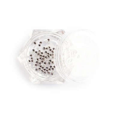 Zoo Nail Art Стразы стеклянные Gray, 100 шт купить