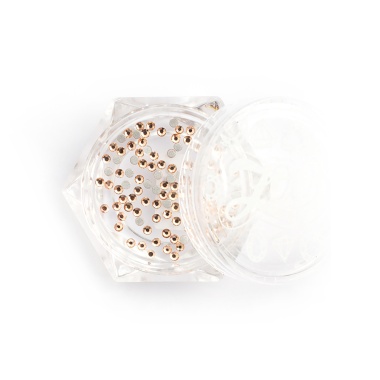Zoo Nail Art Стразы стеклянные Champagne, 100 шт купить