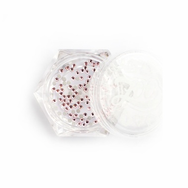 Zoo Nail Art Стразы стеклянные Light Rose, 100 шт купить