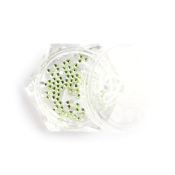 Zoo Nail Art Стразы стеклянные Light Green, №1124 SS3, 1.3 мм, 100 шт купить