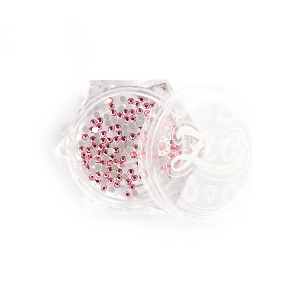 Zoo Nail Art Стразы стеклянные Rose, №1126 SS3, 1.3 мм, 100 шт купить