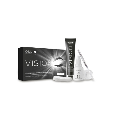 Ollin Professional Набор для окрашивания бровей и ресниц Vision, 2 х 20 мл купить