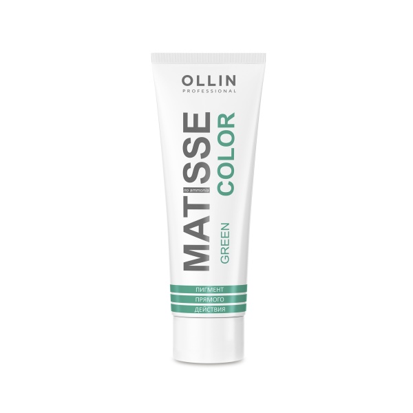 Ollin Professional Пигмент прямого действия Matisse Color, Green/зелёный, 100 мл купить