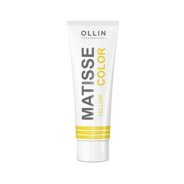 Ollin Professional Пигмент прямого действия Matisse Color, Yellow/жёлтый, 100 мл купить
