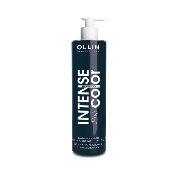 Ollin Professional Шампунь для седых и осветленных волос Intense Profi Color Hair and Bleached Shampoo, Gray, 250 мл купить