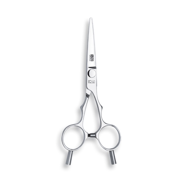 Kasho Ножницы парикмахерские прямые с двумя упорами Silver, 5.0″ купить