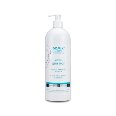 Domix Green Professional Крем для ног размягчающий мозоли с лимоном, ланолином и коллоидным серебром купить