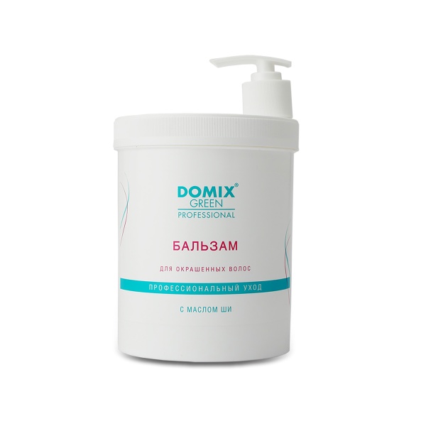 Domix Green Professional Бальзам для окрашенных волос с маслом Ши, 1000 мл купить