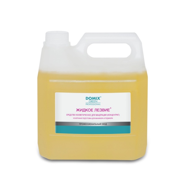Domix Green Professional Жидкое лезвие-для ванночек средство для ускоренной подготовки к маникюру и педикюру, 3 л купить