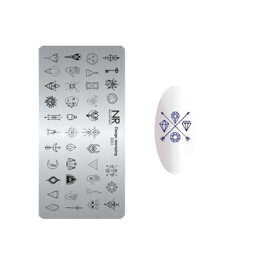 Nail Republic Пластина для стемпинга, №3001 Alchemy купить