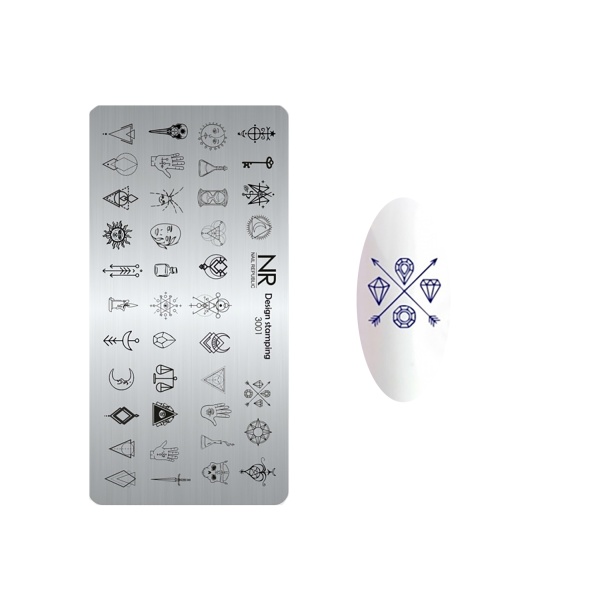Nail Republic Пластина для стемпинга, №3001 Alchemy купить