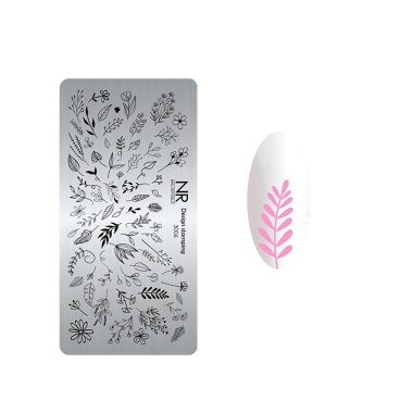 Nail Republic Пластина для стемпинга, №3006 Plants купить