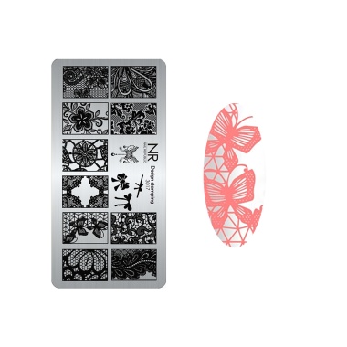 Nail Republic Пластина для стемпинга, №3017 Guipure купить