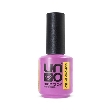 UNO Верхнее покрытие для гель-лака без липкого слоя Diamond Shield Top Coat купить