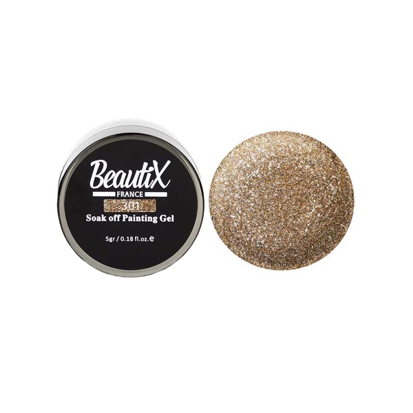 Beautix Глиттер в баночке Gel Painting Glitz, крупный помол, №301 купить