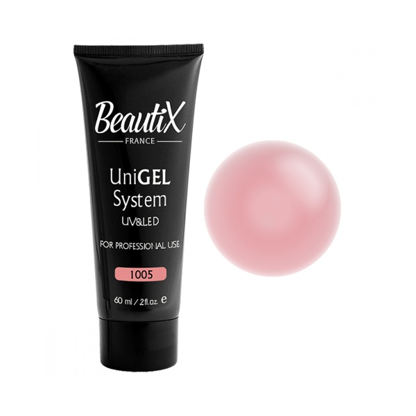 Beautix Акригель для наращивания и моделирования ногтей Unigel System, 1005, 60 мл купить