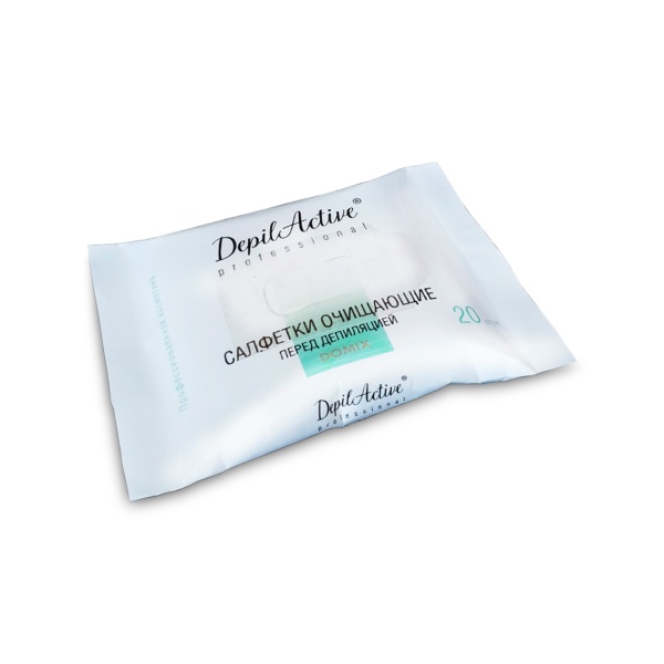 DepilActive professional Салфетки очищающие перед депиляцией с хлоргексидином, 20 шт купить