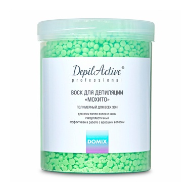 DepilActive professional Воск для депиляции полимерный в гранулах Мохито, для всех зон, 730 гр купить