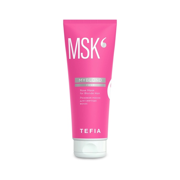 Tefia Розовая маска для светлых волос, 250 мл купить