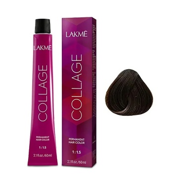 Lakme Крем-краска Collage, 5/60 Светлый шатен коричневый, 60 мл купить