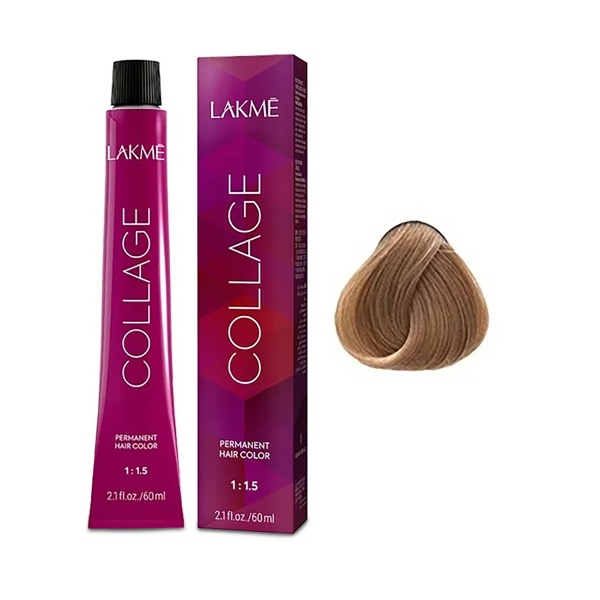 Lakme Крем-краска Collage, 10/21 Платиновый блондин пепельно-фиолетовый, 60 мл купить