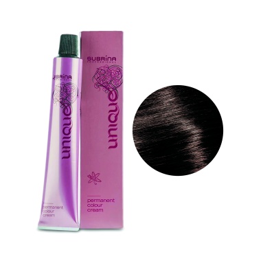 Subrina Professional Перманентная стойкая крем-краска для волос Colour Unique, 2/71 черно-коричневый, 100 мл купить