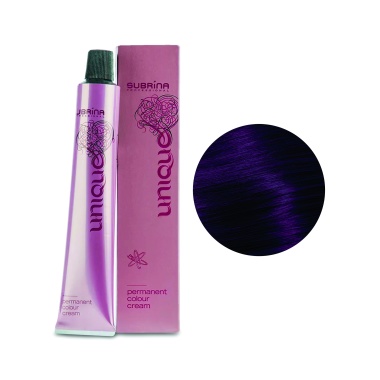 Subrina Professional Перманентная стойкая крем-краска для волос Colour Unique, 3/6 темно-коричневый интенсивно-фиолетовый, 100 мл купить