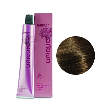 Subrina Professional Перманентная стойкая крем-краска для волос Colour Unique, 6/3 темный блондин сандрэ, 100 мл купить