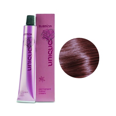Subrina Professional Перманентная стойкая крем-краска для волос Colour Unique, 7/46 средний блондин песочный, 100 мл купить
