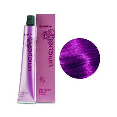 Subrina Professional Перманентная стойкая крем-краска для волос Colour Unique, 7/6 средний блондин интенсивно-фиолетовый, 100 мл купить