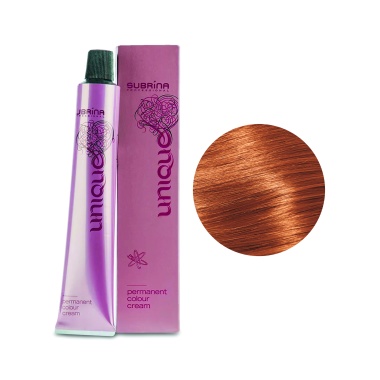 Subrina Professional Перманентная стойкая крем-краска для волос Colour Unique, 8/75 светлый блондин коричнево-красный, 100 мл купить