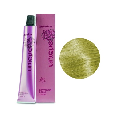 Subrina Professional Перманентная стойкая крем-краска для волос Colour Unique, 9/3 очень светлый блондин сандрэ, 100 мл купить
