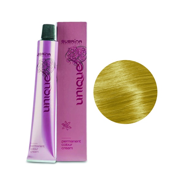 Subrina Professional Перманентная стойкая крем-краска для волос Colour Unique, 9/4 очень светлый блондин золотистый, 100 мл купить