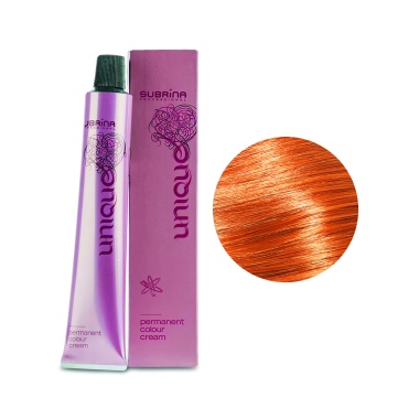 Subrina Professional Перманентная стойкая крем-краска для волос Colour Unique, 9/45 очень светлый блондин золотисто-медный, 100 мл купить
