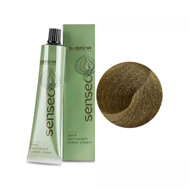 Subrina Professional Деми-перманентная интенсивная краска для волос без аммиака Colour Senseo Demi-Permanent, 9/77 очень светлый блондин интенсивно коричневый, 60 мл купить