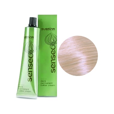 Subrina Professional Деми-перманентная интенсивная краска для волос без аммиака Colour Senseo Demi-Permanent, 10/42 яркий блондин золотисто-жемчужный, 60 мл купить