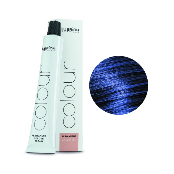 Subrina Professional Перманентная крем-краска для волос Permanent Colour, 0/2 синий, 100 мл купить